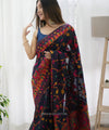 Blue Cotton Saree | Daily & Festive Wear