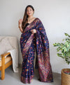 Blue Cotton Saree | Everyday Ethnic Wear