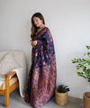 Blue Cotton Saree | Everyday Ethnic Wear