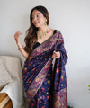 Blue Cotton Saree | Everyday Ethnic Wear