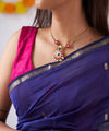 Blue Cotton Saree | Festive & Party Wear