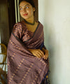 Blue Jacquard Silk Saree | Festival & Ceremony Wear