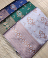 Blue Jacquard Silk Saree | Festival & Ceremony Wear