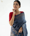 Blue Jacquard Silk Saree | Festive & Party Wear