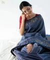Blue Jacquard Silk Saree | Festive & Party Wear