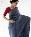 Blue Jacquard Silk Saree | Festive & Party Wear