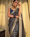 Blue Jacquard Silk Saree | Wedding & Festive Wear