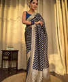 Blue Jacquard Silk Saree | Wedding & Festive Wear