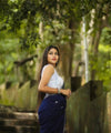 Blue Jacquard Silk Saree | Wedding & Reception Wear