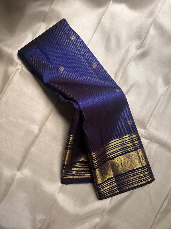 Blue Kanjivaram Silk Saree | Ethnic Wear for Women