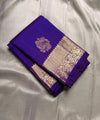 Blue Kanjivaram Silk Saree | Festive & Party Wear