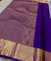 Blue Kanjivaram Silk Saree | Festive & Party Wear
