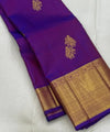 Blue Kanjivaram Silk Saree | Festive & Party Wear