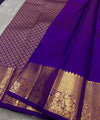 Blue Kanjivaram Silk Saree | Festive & Party Wear
