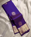 Blue Kanjivaram Silk Saree | Festive & Party Wear