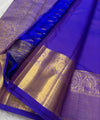 Blue Kanjivaram Silk Saree | Traditional Wedding Wear