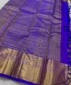 Blue Kanjivaram Silk Saree | Traditional Wedding Wear