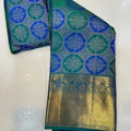 Blue Kanjivaram Silk Saree | Wedding & Reception Wear