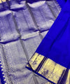 Blue Kanjivaram Silk Saree | Wedding & Reception Wear