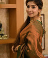 Bottle Green Banarasi Silk Saree | Festive & Party Wear