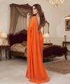 Bright Orange Silk Saree | Wedding & Festive Wear