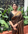Brown Banarasi Silk Saree | Wedding & Festive Wear
