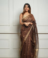 Brown Cotton Saree | Everyday Ethnic Wear