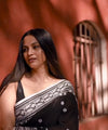 Brown Cotton Saree | Traditional Handloom Wear