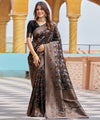 Brown Kanjivaram Silk Saree | Bridal & Festive Wear