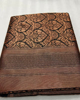 Brown Kanjivaram Silk Saree | Ethnic Wear for Women