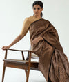 Brown Kanjivaram Silk Saree | Ethnic Wear for Women
