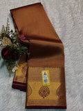 Brown Kanjivaram Silk Saree | Festival & Ceremony Wear