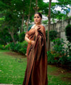Brown Kanjivaram Silk Saree | Festival & Ceremony Wear
