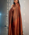 Brown Kanjivaram Silk Saree | Festival & Ceremony Wear