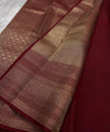 Brown Kanjivaram Silk Saree | Festive & Party Wear
