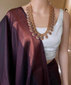 Coffee Banarasi Silk Saree | Bridal & Festive Wear