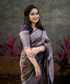 Coffee Banarasi Silk Saree | Bridal & Festive Wear
