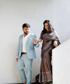 Coffee Banarasi Silk Saree | Bridal & Festive Wear