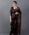 Coffee Banarasi Silk Saree | Traditional Wedding Wear