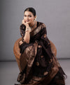 Coffee Banarasi Silk Saree | Traditional Wedding Wear