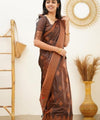 Coffee Jacquard Silk Saree | Ethnic Wear for Women