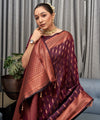 Coffee Kanjivaram Silk Saree | Ethnic Wear for Women