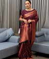 Coffee Kanjivaram Silk Saree | Ethnic Wear for Women