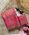 Coral Pink Silk Saree | Wedding & Festive Wear