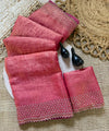 Coral Pink Silk Saree | Wedding & Festive Wear