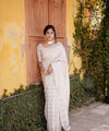 Cream Banarasi Silk Saree | Bridal & Festive Wear