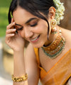 Cream Banarasi Silk Saree | Ethnic Wear for Women