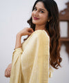 Cream Banarasi Silk Saree | Festive & Party Wear
