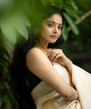 Cream Banarasi Silk Saree | Traditional Wedding Wear