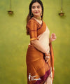 Cream Banarasi Silk Saree | Wedding & Festive Wear